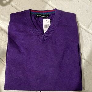 Paul Fredrick Purple Sweater